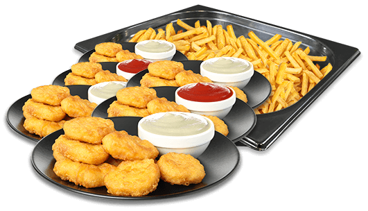 Geburtstagspaket Pommes-Chicken Nugget-Paket